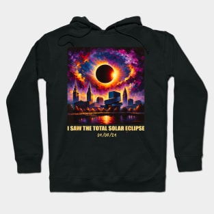 I saw the total solar eclipse 08/04/2024 Hoodie